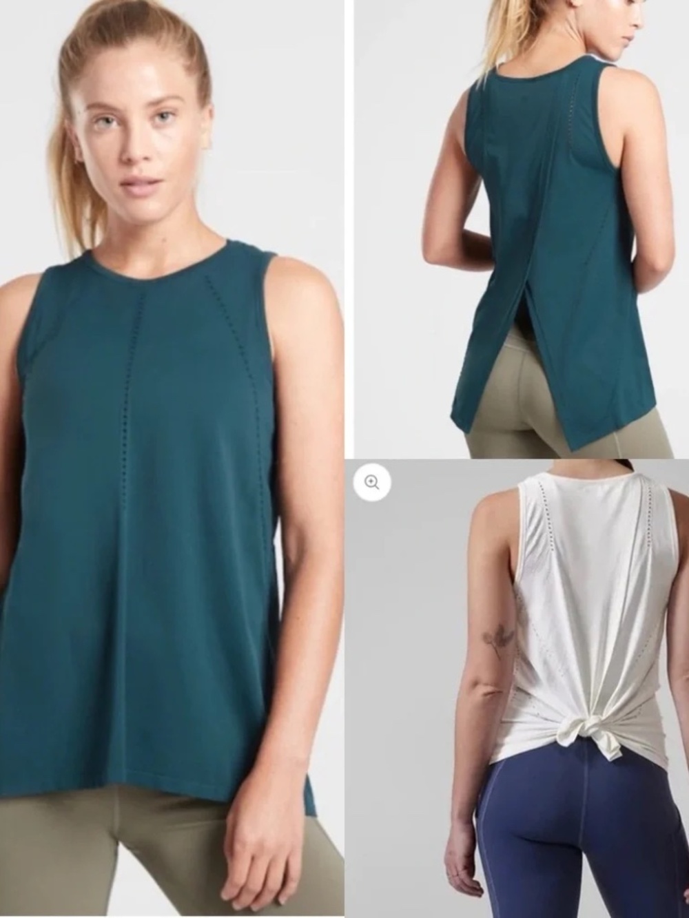 PURPLE Athleta Foothill Tank Medium Active Yoga Gym EUC